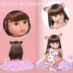 Muñeca Infantil Realista con Peluche - ENVÍO GRATIS