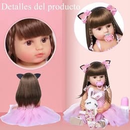 Muñeca Infantil Realista con Peluche - ENVÍO GRATIS
