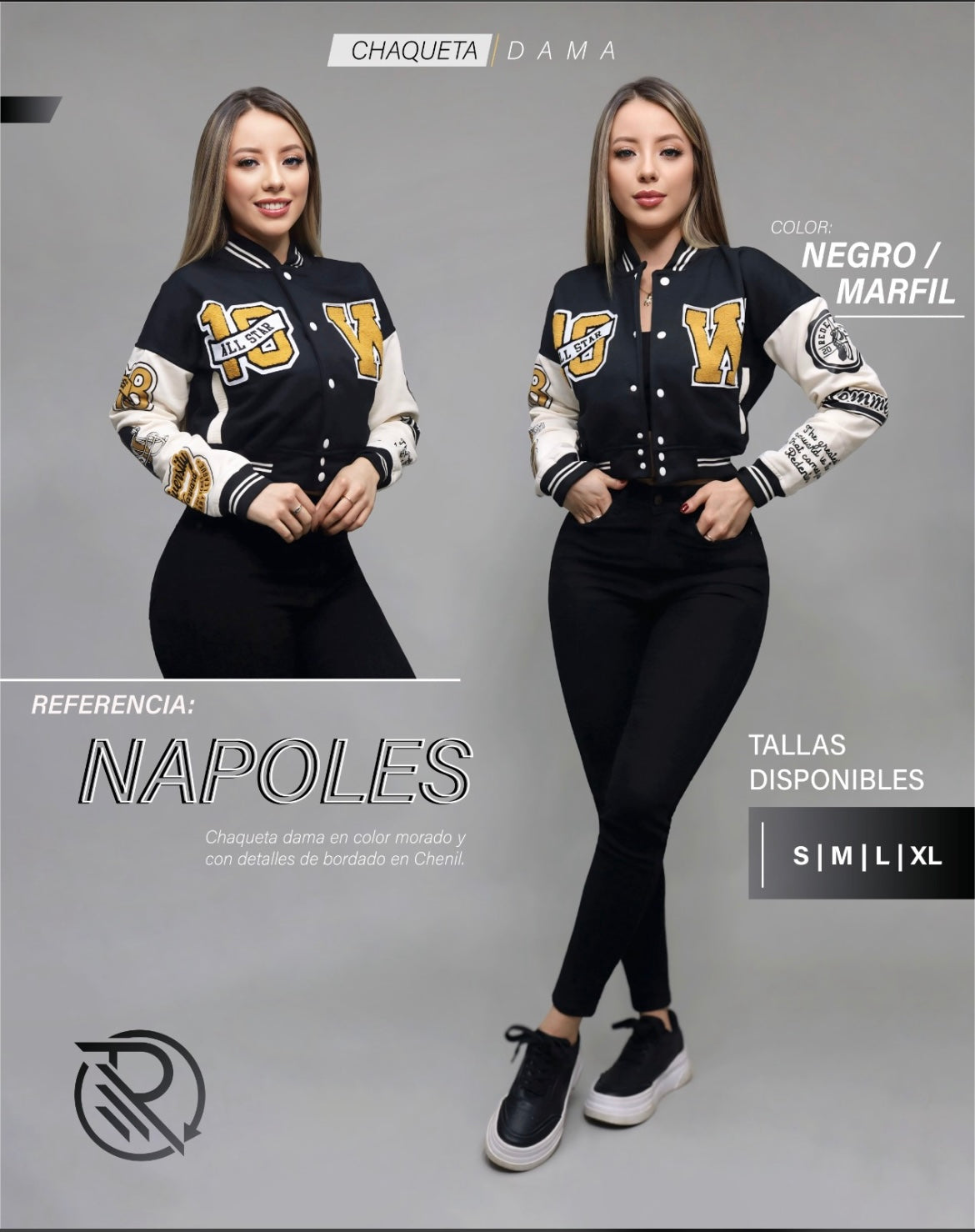 R86 Chaqueta beisbolera para dama ENVIO GRATIS dr8/4