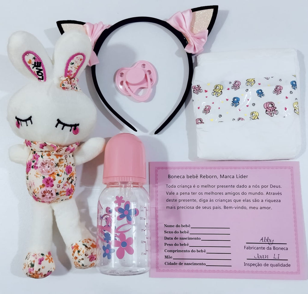 Muñeca Infantil Realista con Peluche - ENVÍO GRATIS