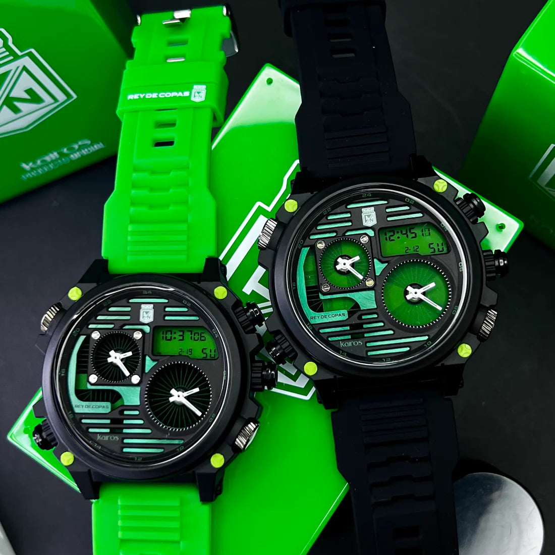 RELOJ KAIROS ORIGINAL DEL ATLETICO NACIONAL ENVIO GRATIS  en todo el pais