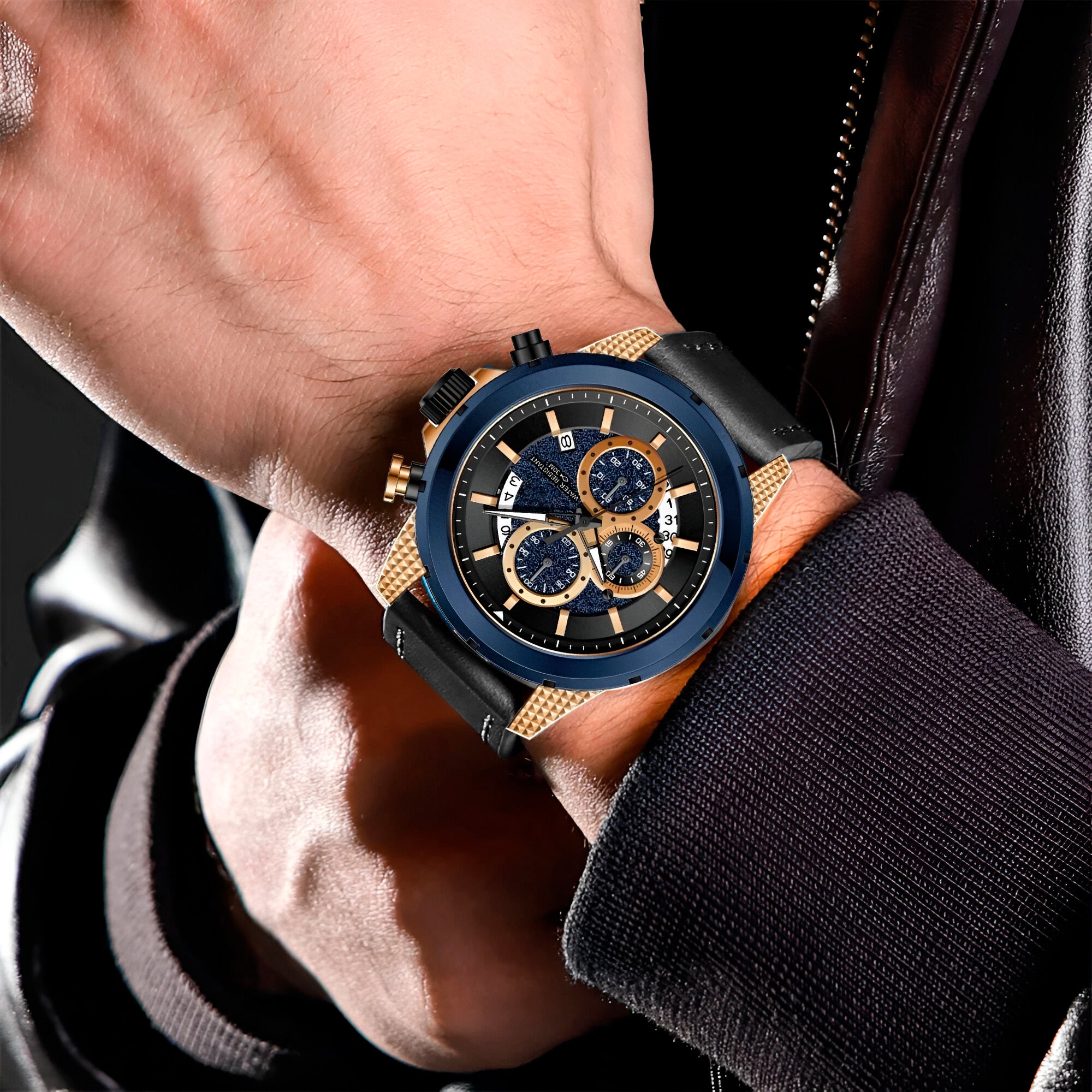 Reloj G-force H3844g Cronografo Funciona