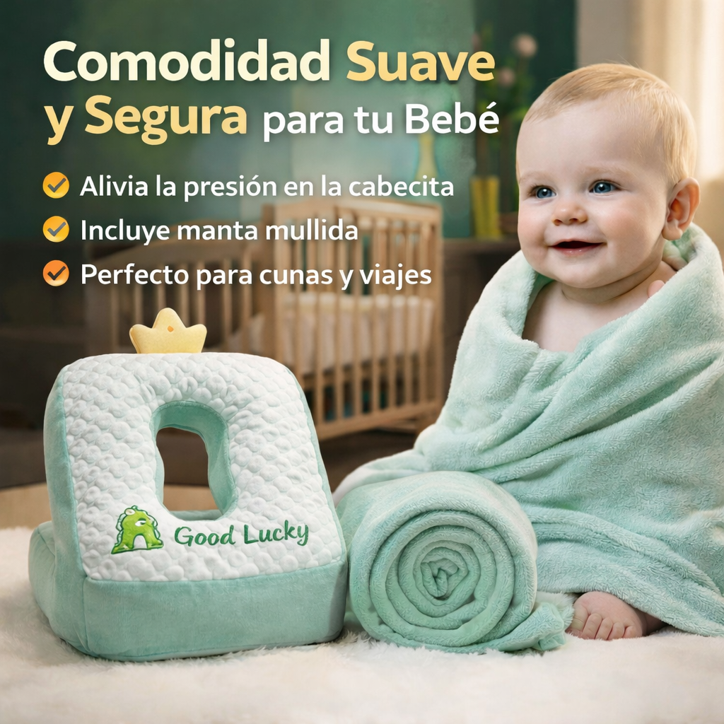 COMBO ALMOHADA + COBIJA BEBÉ - ENVÍO GRATIS