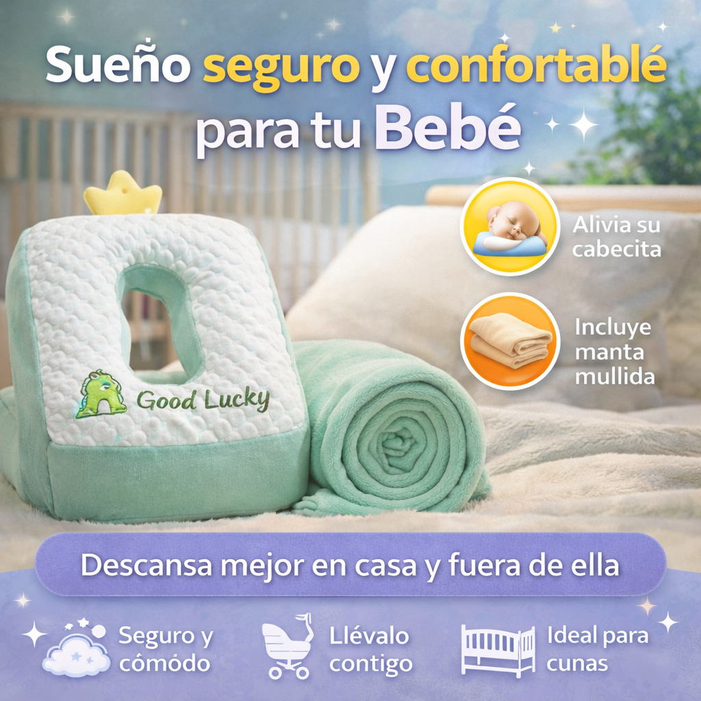COMBO ALMOHADA + COBIJA BEBÉ - ENVÍO GRATIS