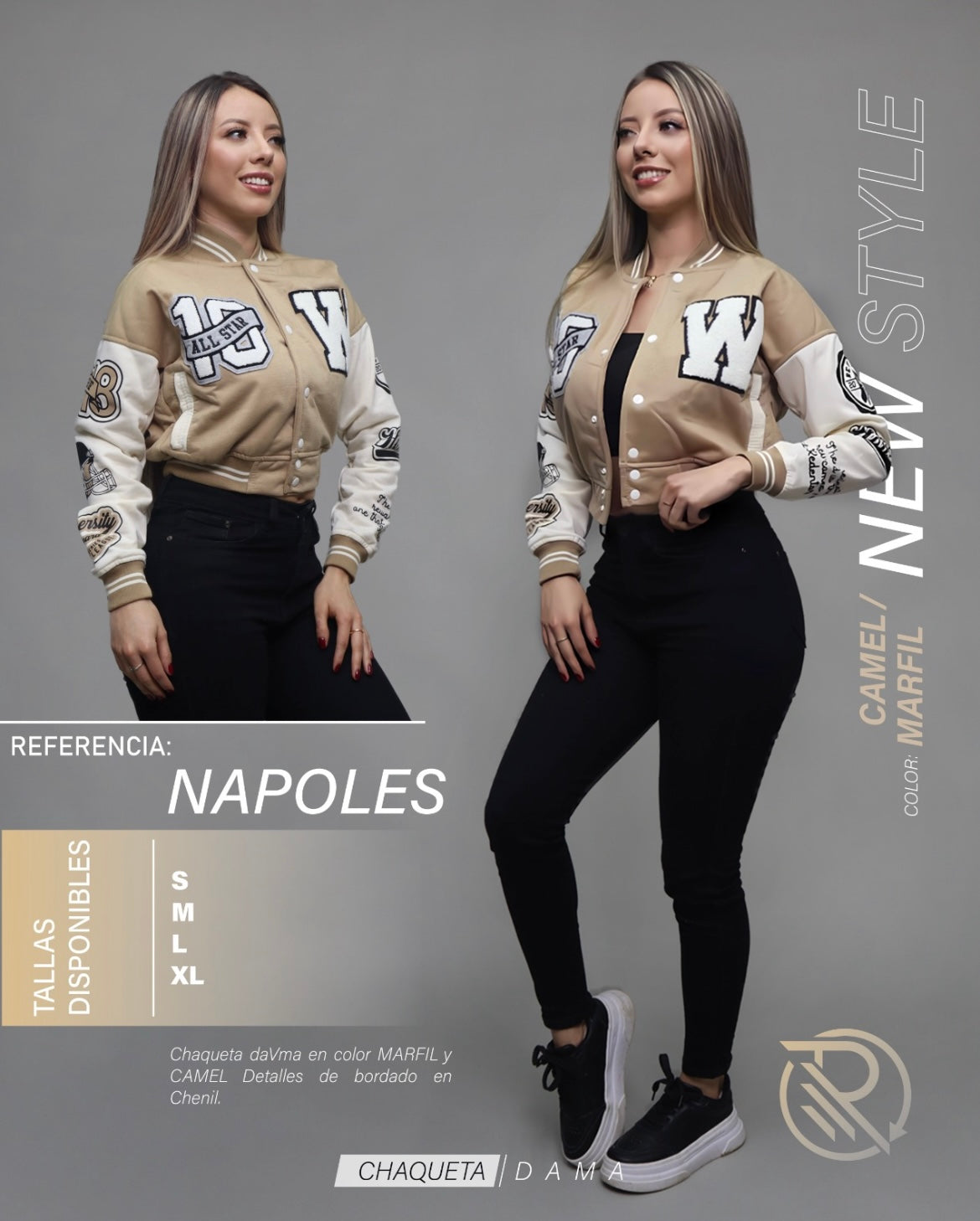 R86 Chaqueta beisbolera para dama ENVIO GRATIS dr8/4