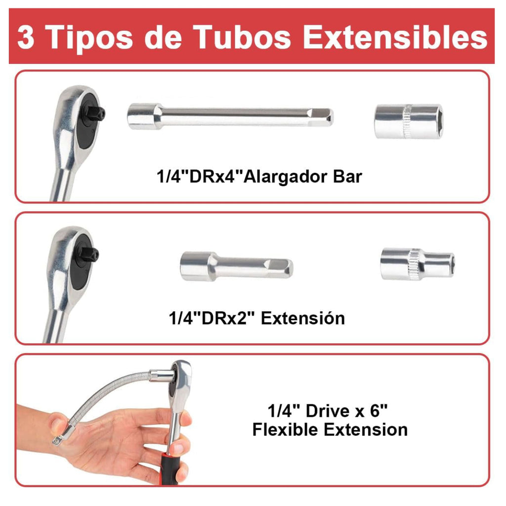 Juego herramientas 46pcs Ratchet estuche ENVIO GRATIS