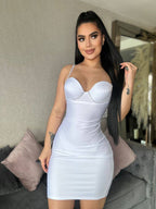 Vestido Silueta Copa Brillante LUPITA - Talla Única - ENVÍO GRATIS