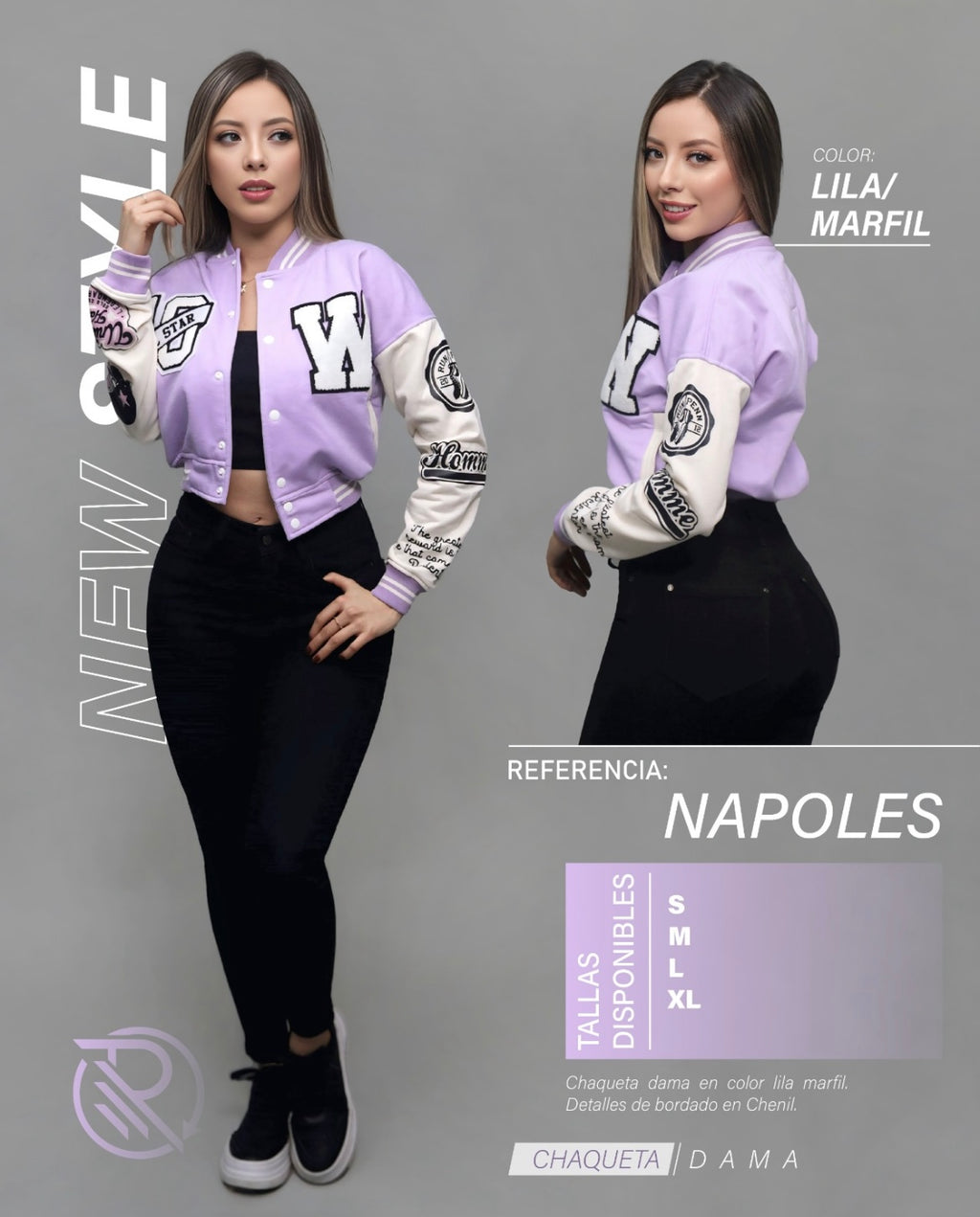R86 Chaqueta beisbolera para dama ENVIO GRATIS dr8/4