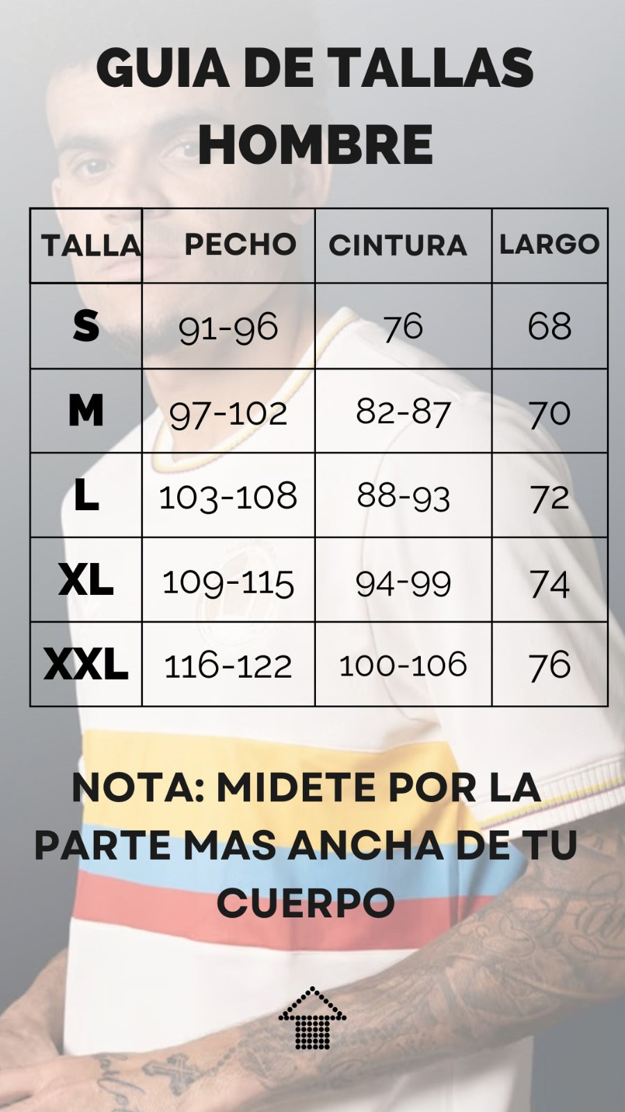 CAMISETA COLOMBIA CENTENARIO IMPORTADA