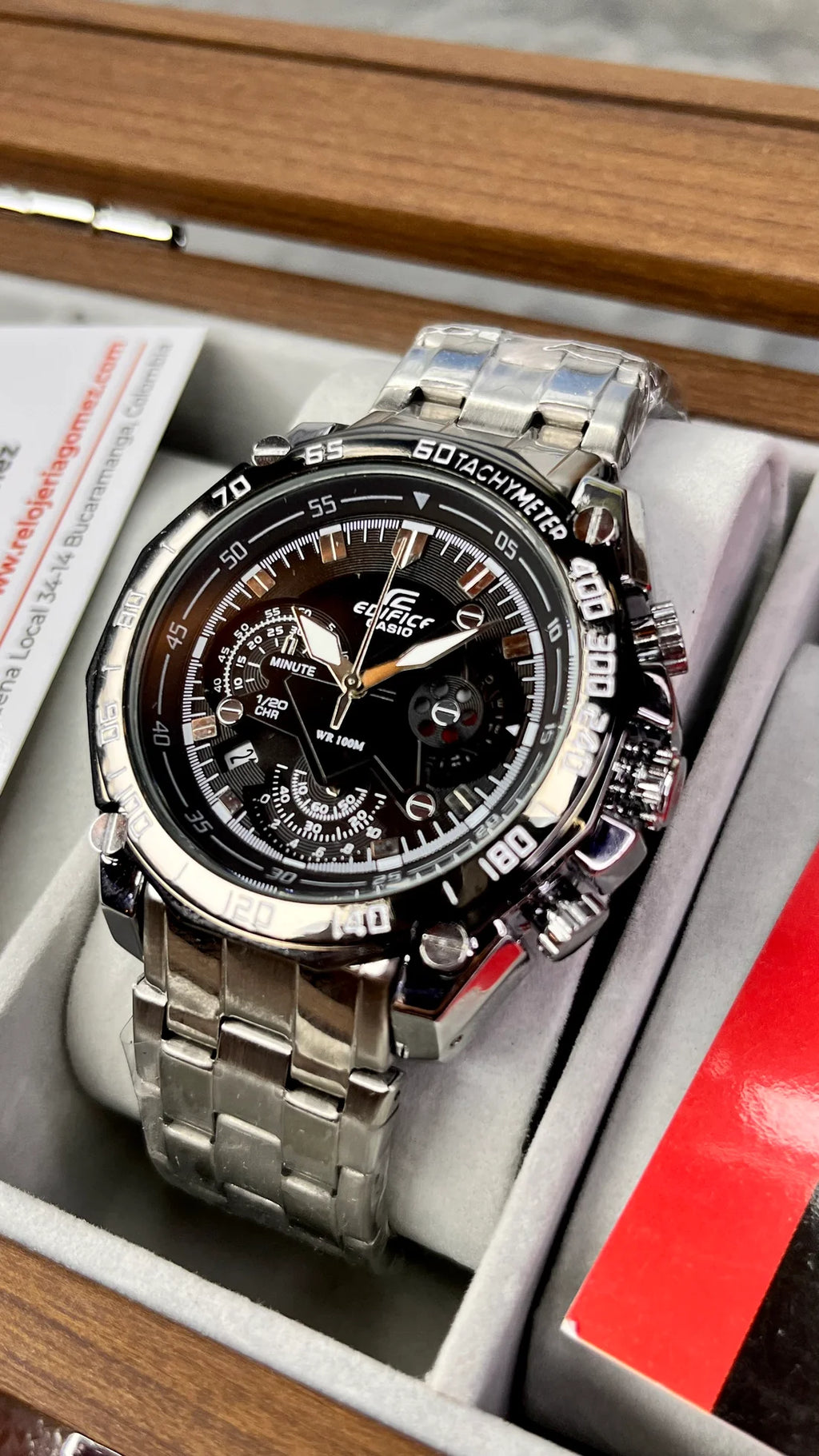 RELOJ CASIO EDIFICE 550D FUNCIONAL HOMBR