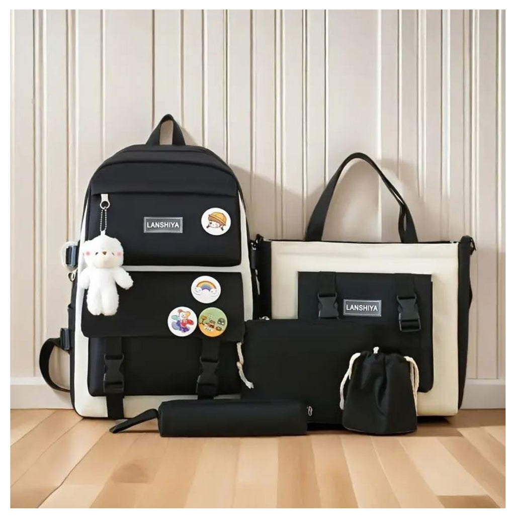 Maleta Coreana Kawaii 5 en 1 Escolar  envió gratis