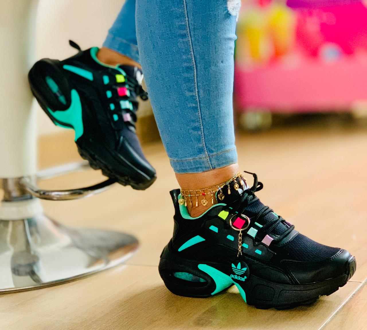 Tenis Adidas Dama Plataforma Valvula