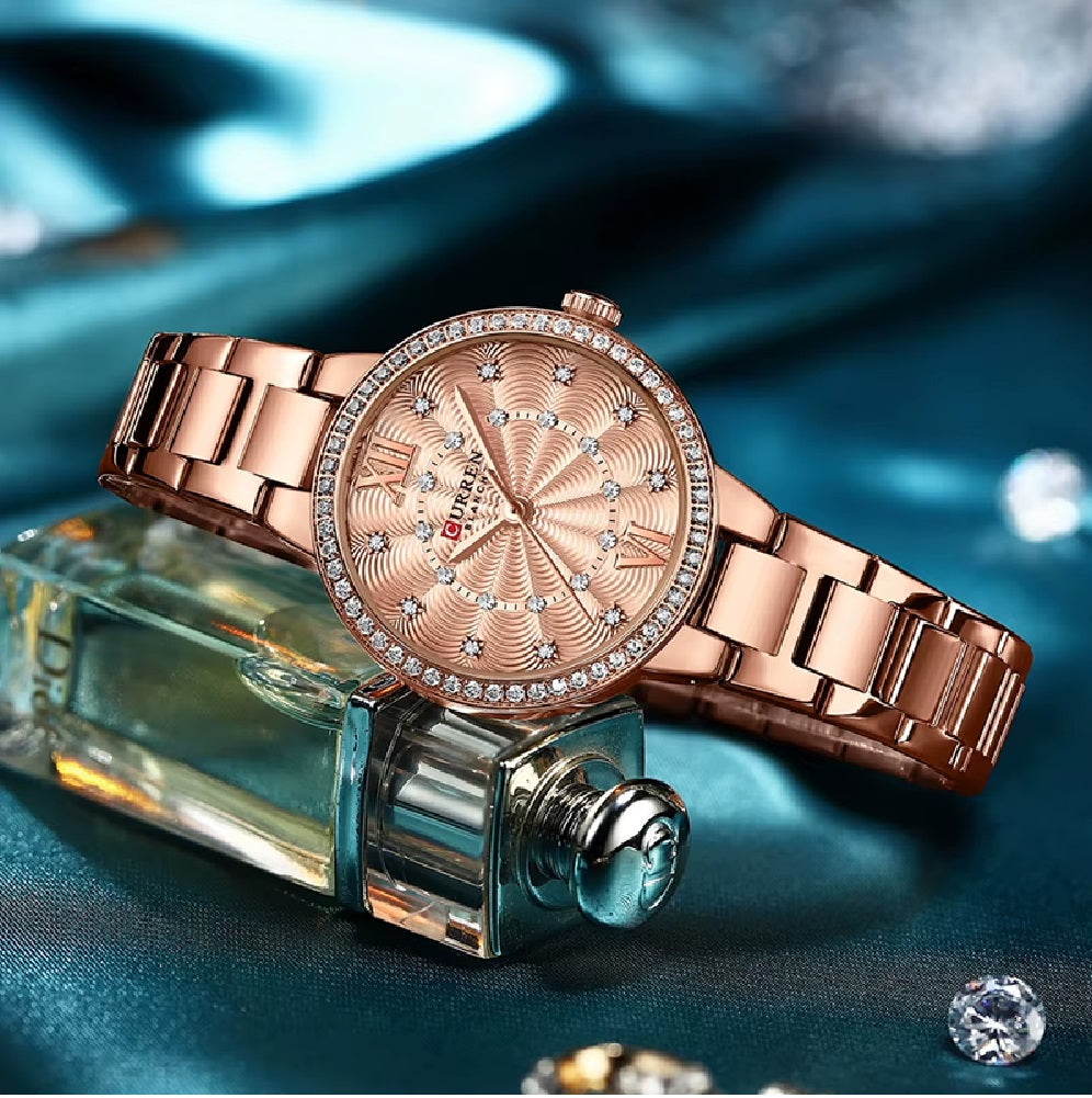 Reloj Curren 9085 Para Mujer Elegante